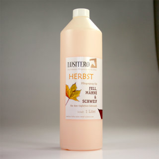 LUSITERO Herbst - Mähnenspray mit Herbst-Duft - 1 l Nachfüllflasche